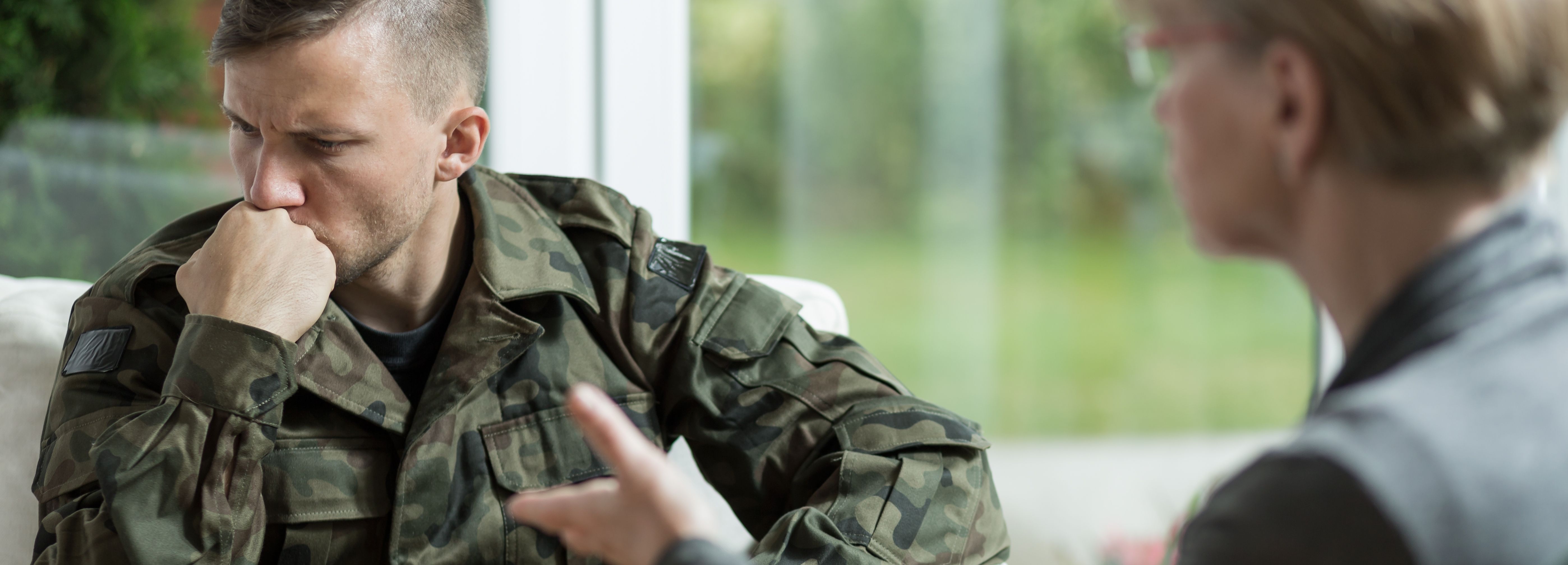 military serviceman contemplating divorce